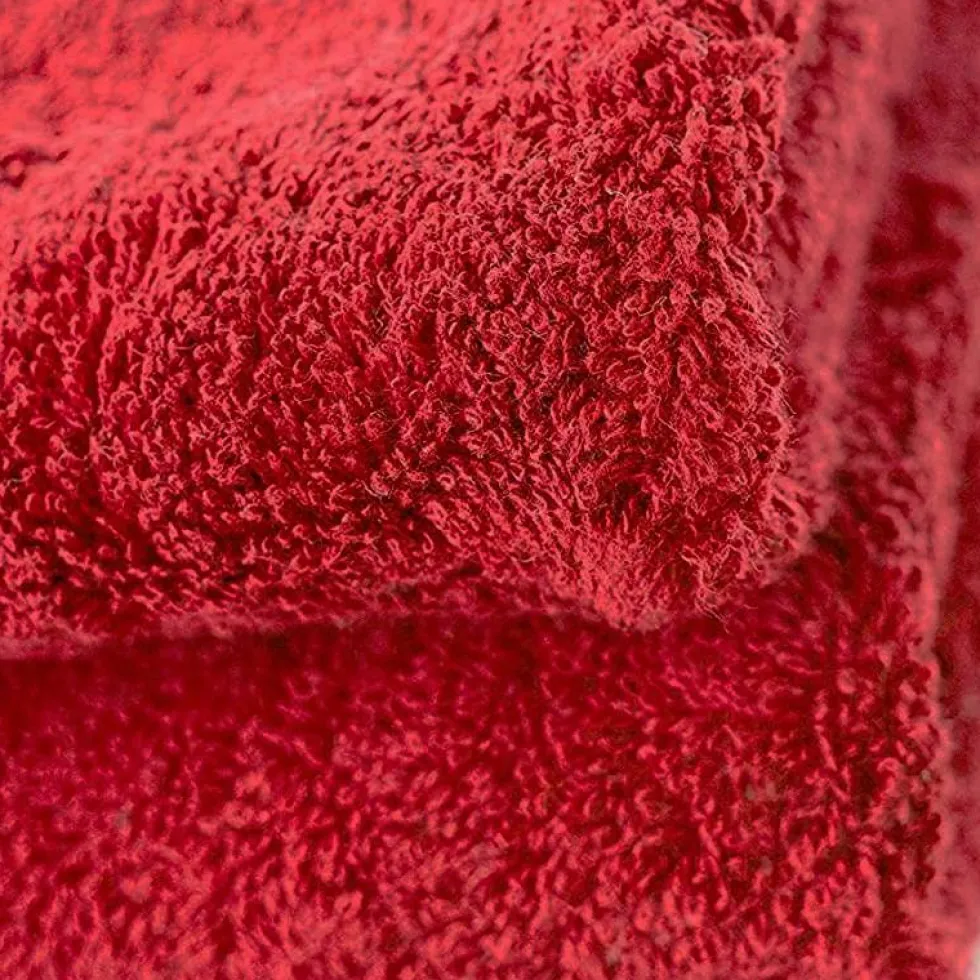 Coppia asciugamani viso+ospite COGAL RANGER 650 Rosso
