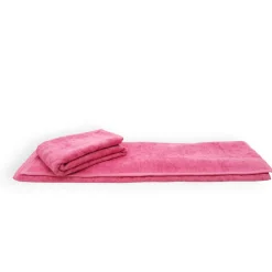 Coppia di asciugamani set 1+1 KEN SCOTT Logo fuxia