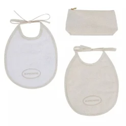 Coppia di bavaglini in trousse Borbonese KIDS Splendido biscotto in spugna
