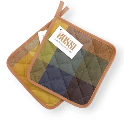 Coppia di Presine Cucina BOSSI CASA 1407 ocra 20x20