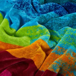 Coppia di spugne asciugamano viso+ospite Carrara Jamaica turchese