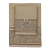Coppia di spugne set 1+1 LAURA BIAGIOTTI Imai beige ricamato