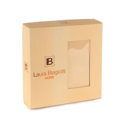Coppia di spugne set 1+1 LAURA BIAGIOTTI Imai beige ricamato