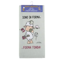 Coppia di strofinacci puro cotone canovacci 50x70 Eic-.Pi Sono in Forma