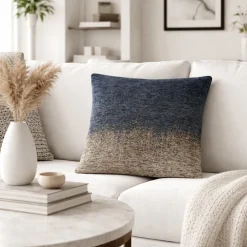 Copricuscino ORSA | Fodera cuscino Zucchi jacquard 40x40 blu