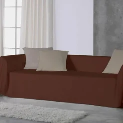 Copridivano copritutto telo Panama RARUS 350x300 cm Marrone