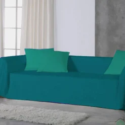 Copridivano copritutto telo Panama RARUS 170x300 cm - petrolio