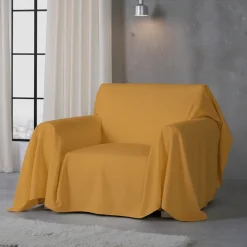 Copridivano copritutto telo Panama RARUS 170x300 cm - senape