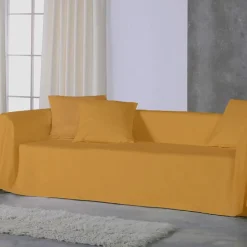 Copridivano copritutto telo Panama RARUS 170x300 cm - senape