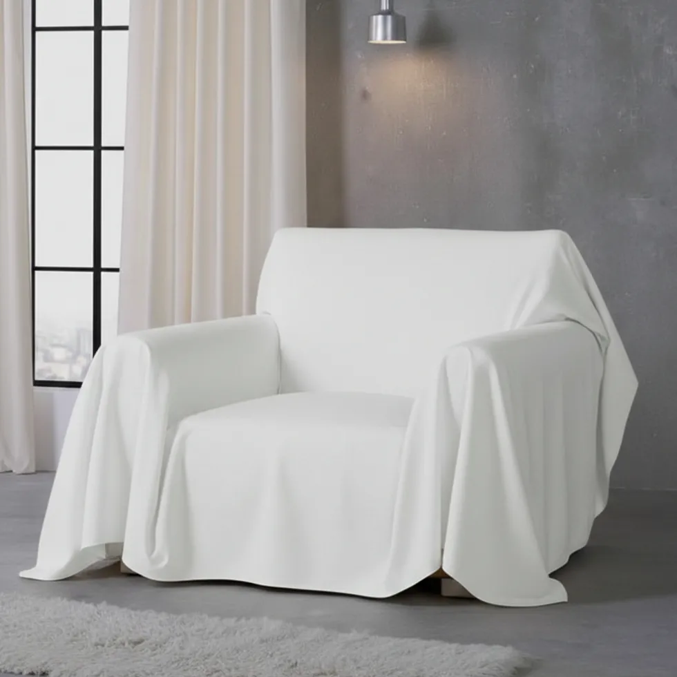 Copridivano copritutto telo Panama RARUS 170x300 cm - bianco