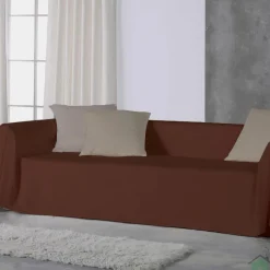 Copridivano copritutto telo Panama 260x300 cm - cacao