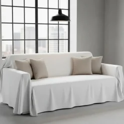 Copridivano copritutto telo Panama RARUS 260x300 cm - bianco