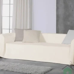 Copridivano copritutto telo Panama RARUS 170x300 bianco naturale