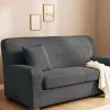 Copridivano Grigio 3 Posti 165-220 cm con Copriseduta | Salva Divano