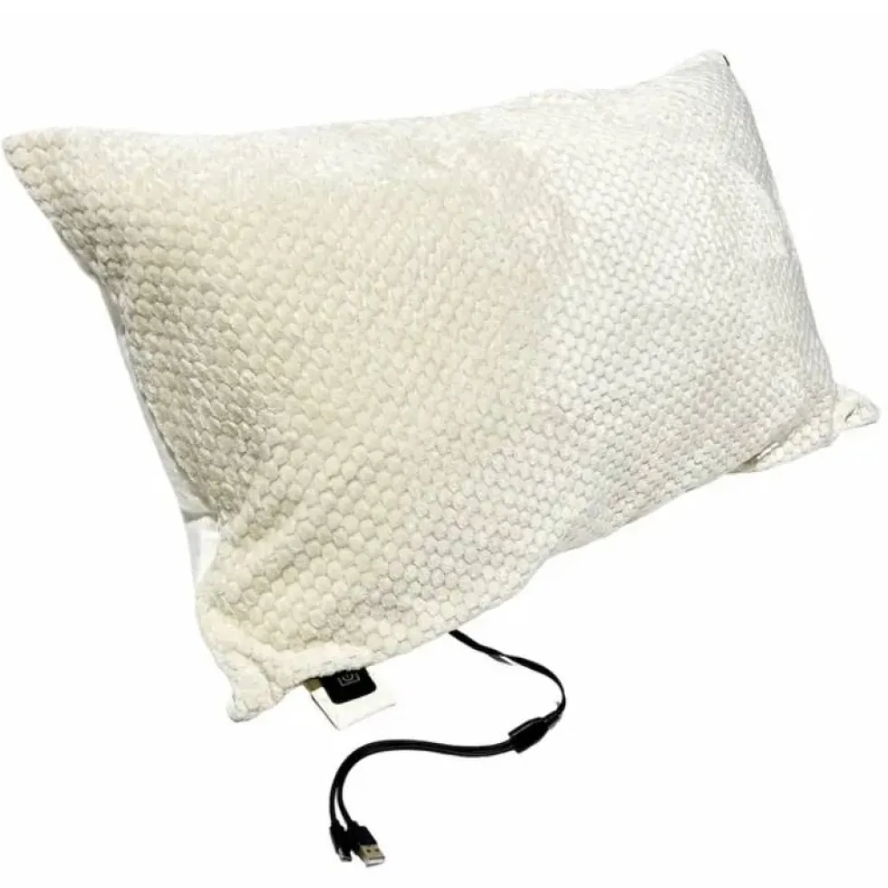 Copriguanciale riscaldabile 50x80 VILM ricaricabile panna