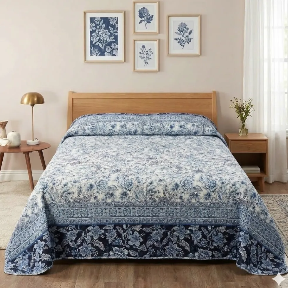 Copriletto cotone Bassetti trapuntato Granfoulard Capodimonte singolo