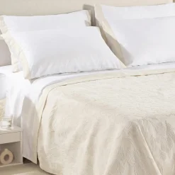 Copriletto Estivo Caleffi Cala Luna Matrimoniale | Leggero panna