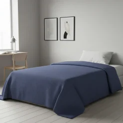 Copriletto Gabel Hugo Blu Piazza e Mezza | 100% Made in Italy