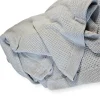 Copriletto in cotone waffle matrimoniale ZUCCHI Palestro grigio