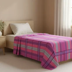 Copriletto leggero Estivo in cotone Gabel WILLIAM Fuxia