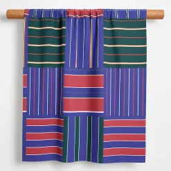 Copriletto leggero Estivo in cotone Gabel Regimental Blu Navy