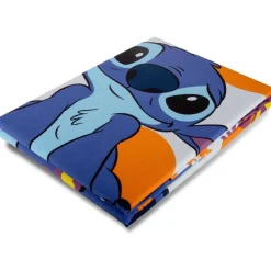 Copriletto leggero estivo Stitch in cotone Singolo Disney Original