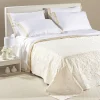 Copriletto leggero matrimoniale jacquard Caleffi Matera avorio