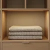 Copriletto matrimoniale Apone, beige, tessuto goffrato, 260x260 cm