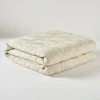Copriletto matrimoniale primaverile VALLESUSA Olivia jacquard avorio