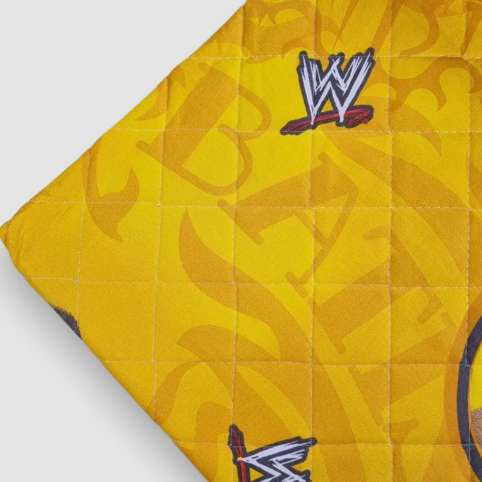 Copriletto primaverile singolo Wrestling 180x270 giallo