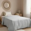 Copriletto Singolo Gabel Hugo grigio | 100% Cotone Naturale