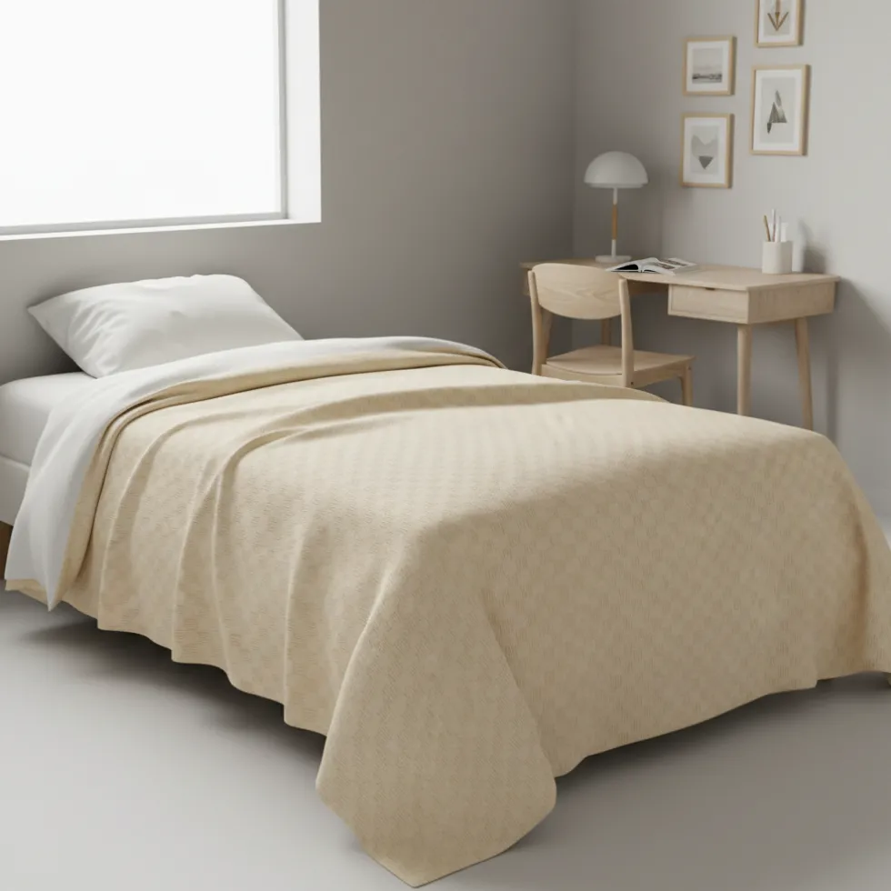Copriletto Singolo Gabel Hugo Corda | Lavabile e Resistente