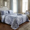 Copriletto Trapuntato Matrimoniale ESSENZA HOME Aurelie BLU