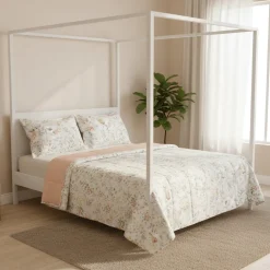 Copriletto trapuntato primaverile matrimoniale GABEL LADY piccoli fiori