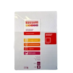 Coprimaterasso BASSETTI Mania impermeabile con angoli elastici