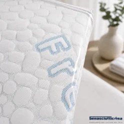 Coprimaterasso con angoli rinfrescante matrimoniale 180x200x27