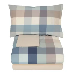 Copripiumino a quadri completo Gabel Wilson puro cotone Deco