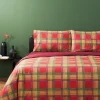 Copripiumino Bassetti COLLEZIONE - Weaving ROSSO 100% cotone matrimoniale