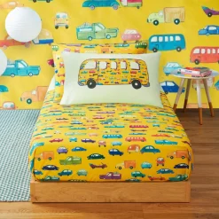 Copripiumino completo in cotone per bambini BASSETTI Toy Cars