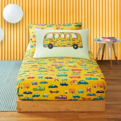 Copripiumino completo in cotone per bambini BASSETTI Toy Cars