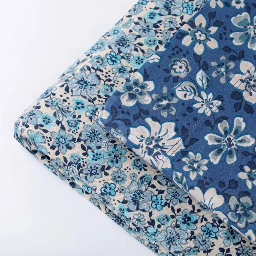 Copripiumino con federa matrimoniale Riviera Consiglia blu