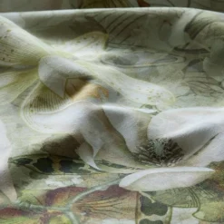 Copripiumino con federe in raso Matrimoniali Regenerate Green