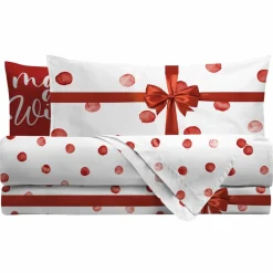 Copripiumino Cotone DI MAESTRO Pacco Regalo ROSSO
