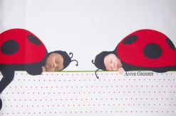 Copripiumino e federe ANNE GEDDES Ladybugs coccinella