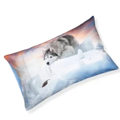 Copripiumino e federe matrimoniale HUSKY Happidea in cotone