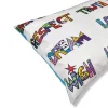 Copripiumino e federe matrimoniale LETTERS Happidea in cotone