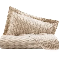Copripiumino Grigio Matrimoniale MIRABELLO TRICOT beige
