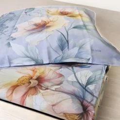 Copripiumino matrimoniale con federe in raso RANDI Peony
