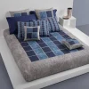 Copripiumino matrimoniale completo Carrara MODULE blu