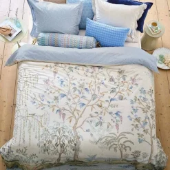 Copripiumino Matrimoniale e federe PIP STUDIO Marakele azzurro